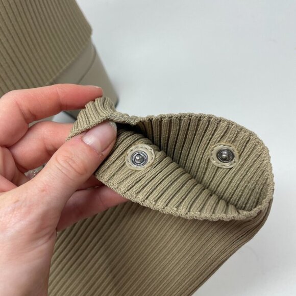 Charles & Keith Evie Knitted-Sock Ankle Boots Taupe Beige Size 8 - Picture 15 of 15